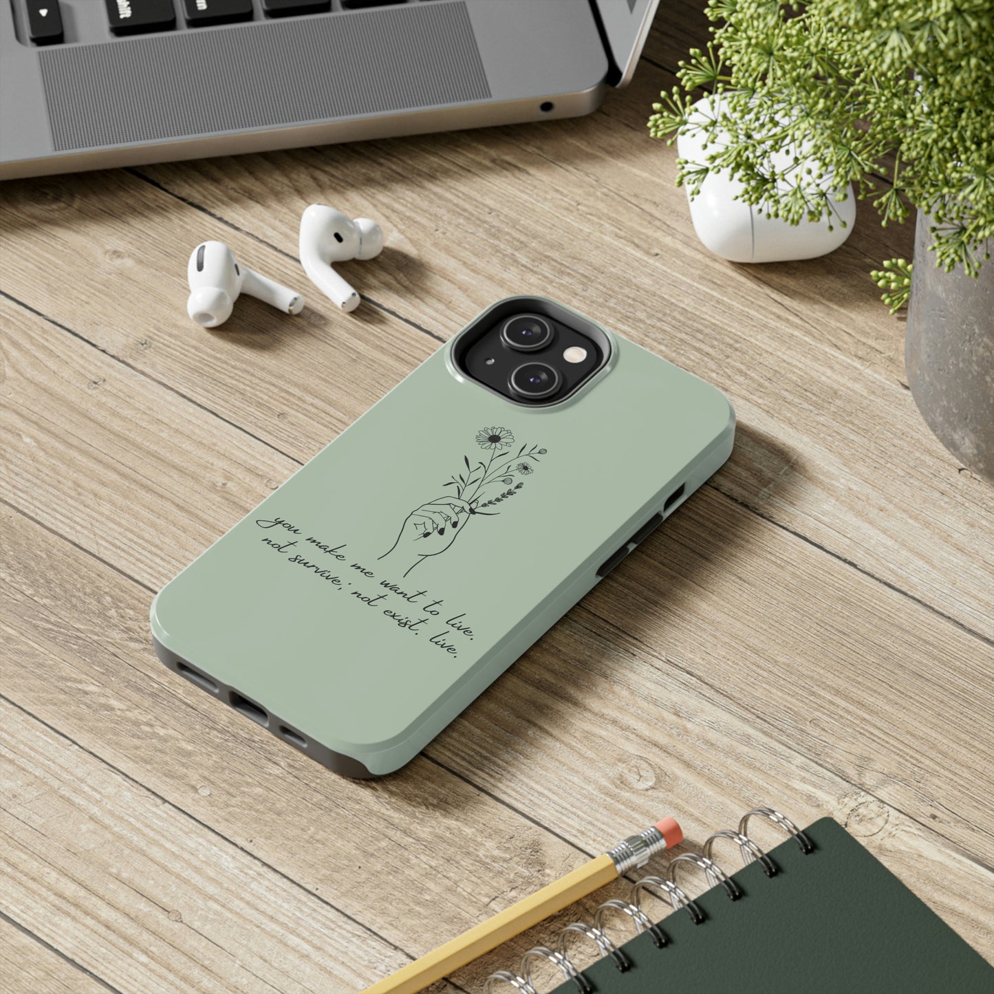 Make me want to live Phone Case