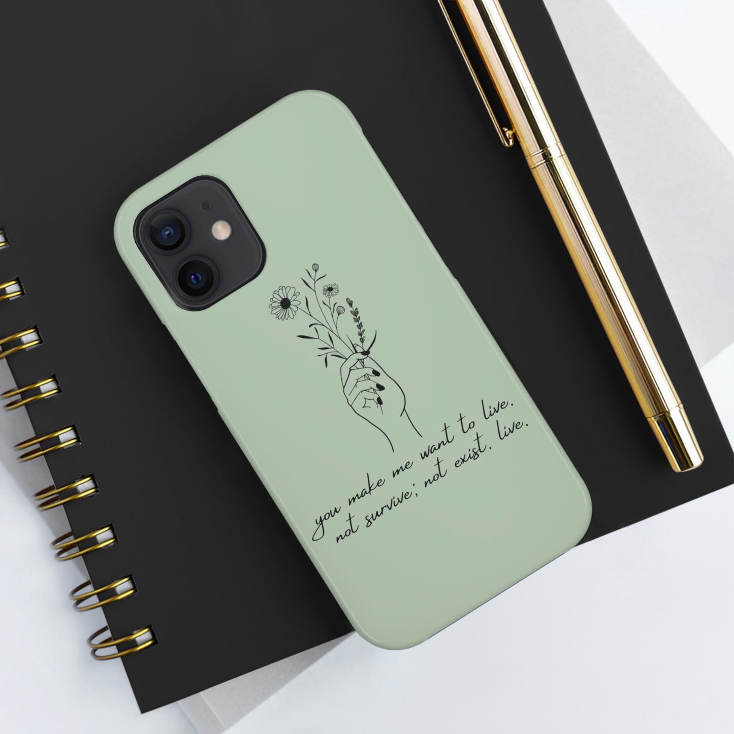 Make me want to live Phone Case