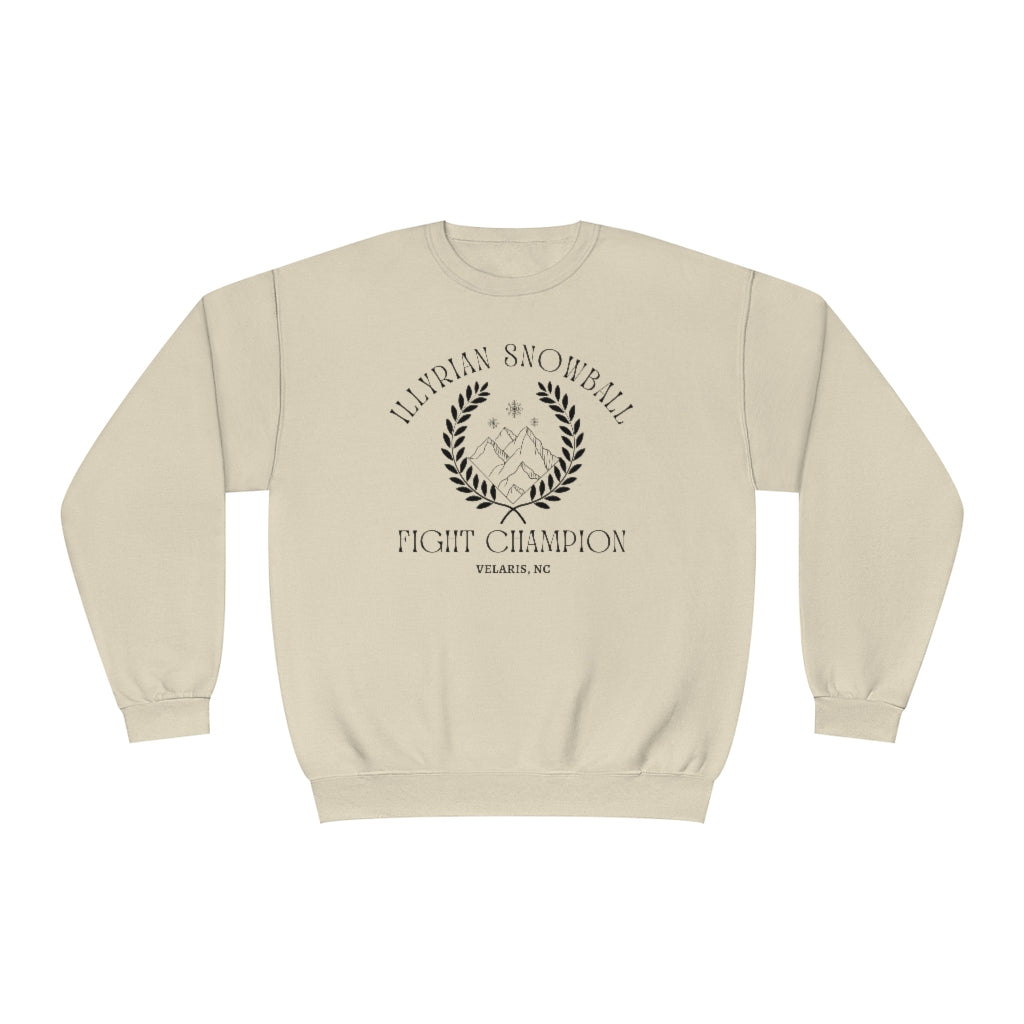 Illyrian Snowball Fight Champion Crewneck Sweatshirt