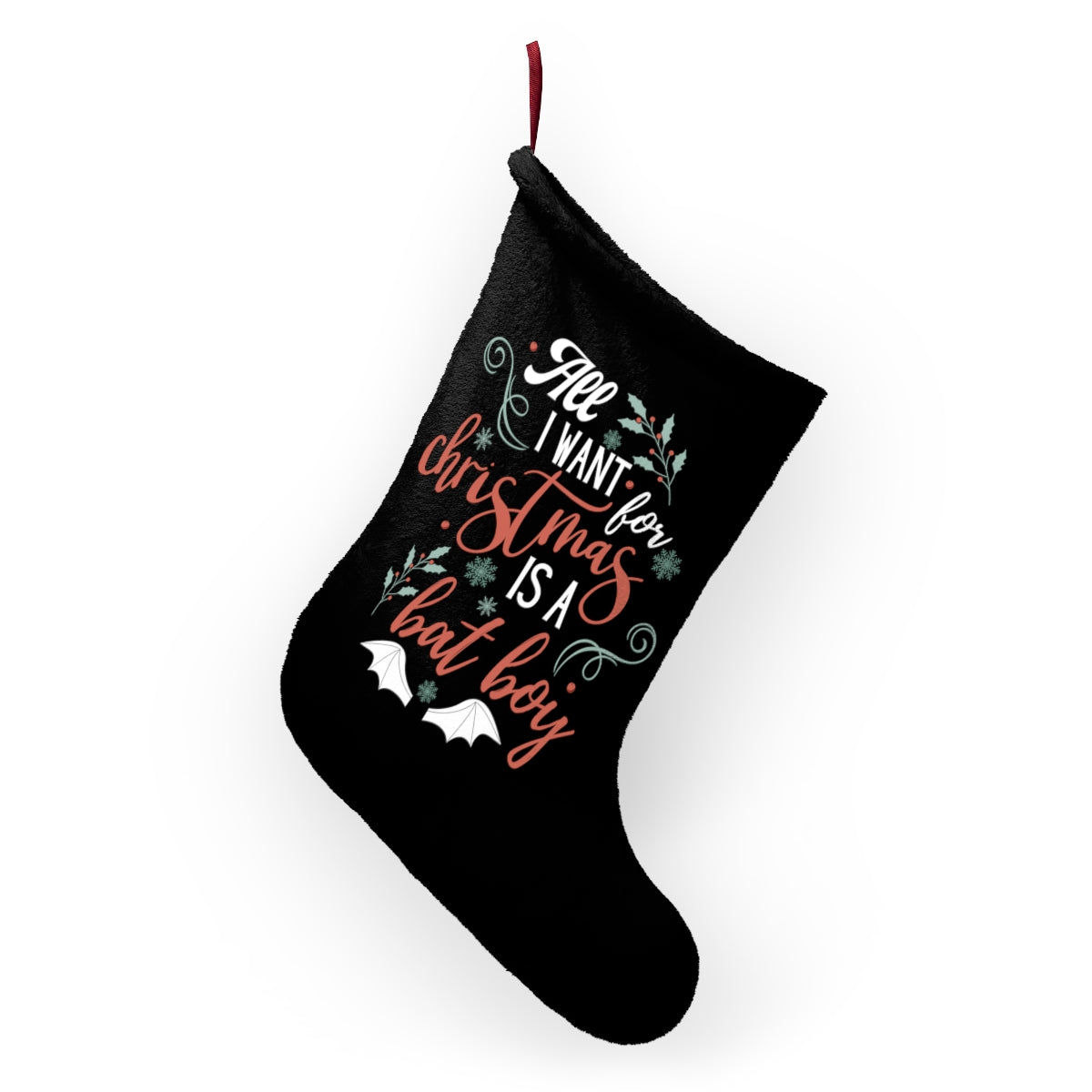 Bat Boys Christmas Stockings