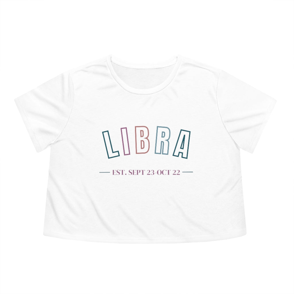 Libra Flowy Cropped Tee