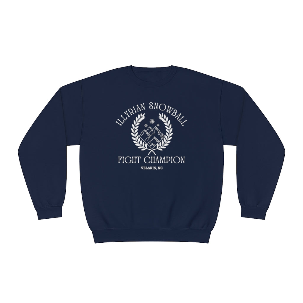Illyrian Snowball Fight Champion Crewneck Sweatshirt
