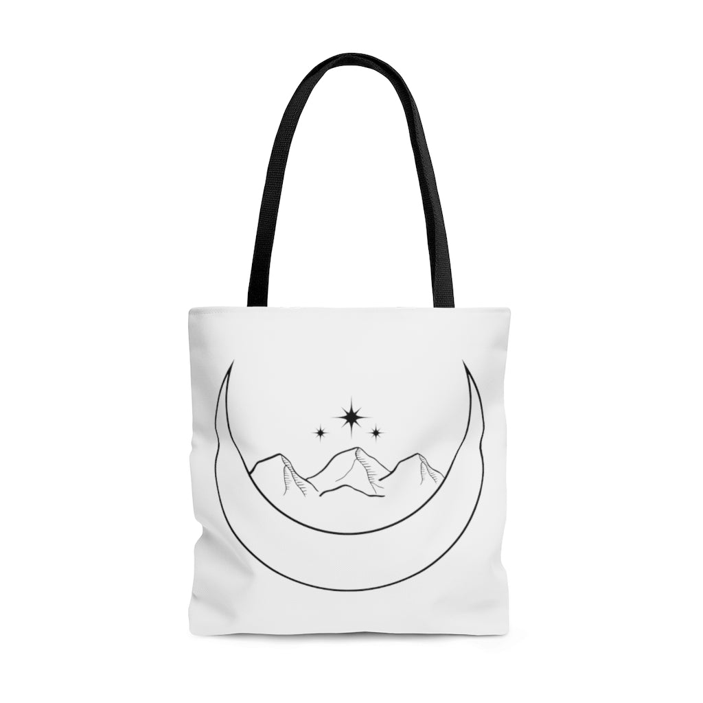Moon & Mountains Tote Bag