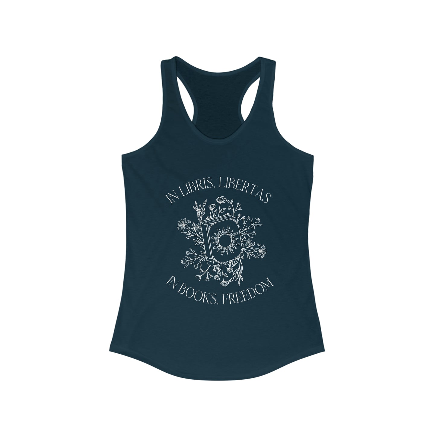 In Books, Freedom Racerback Tank