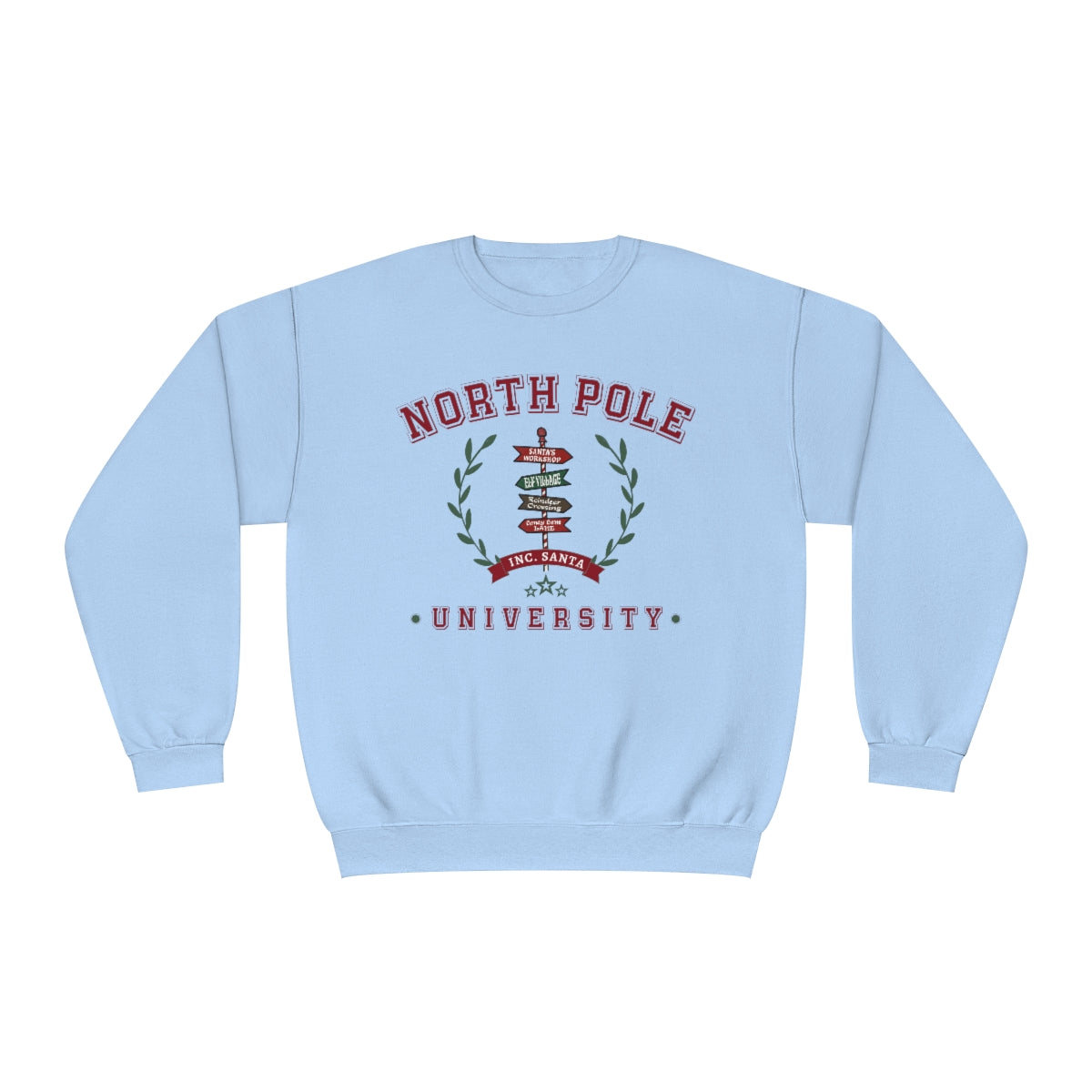 North Pole University Crewneck Sweatshirt
