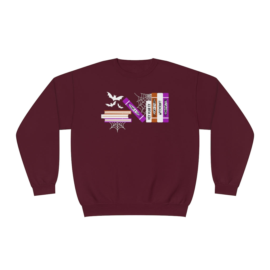 Spooky Books Crewneck Sweatshirt