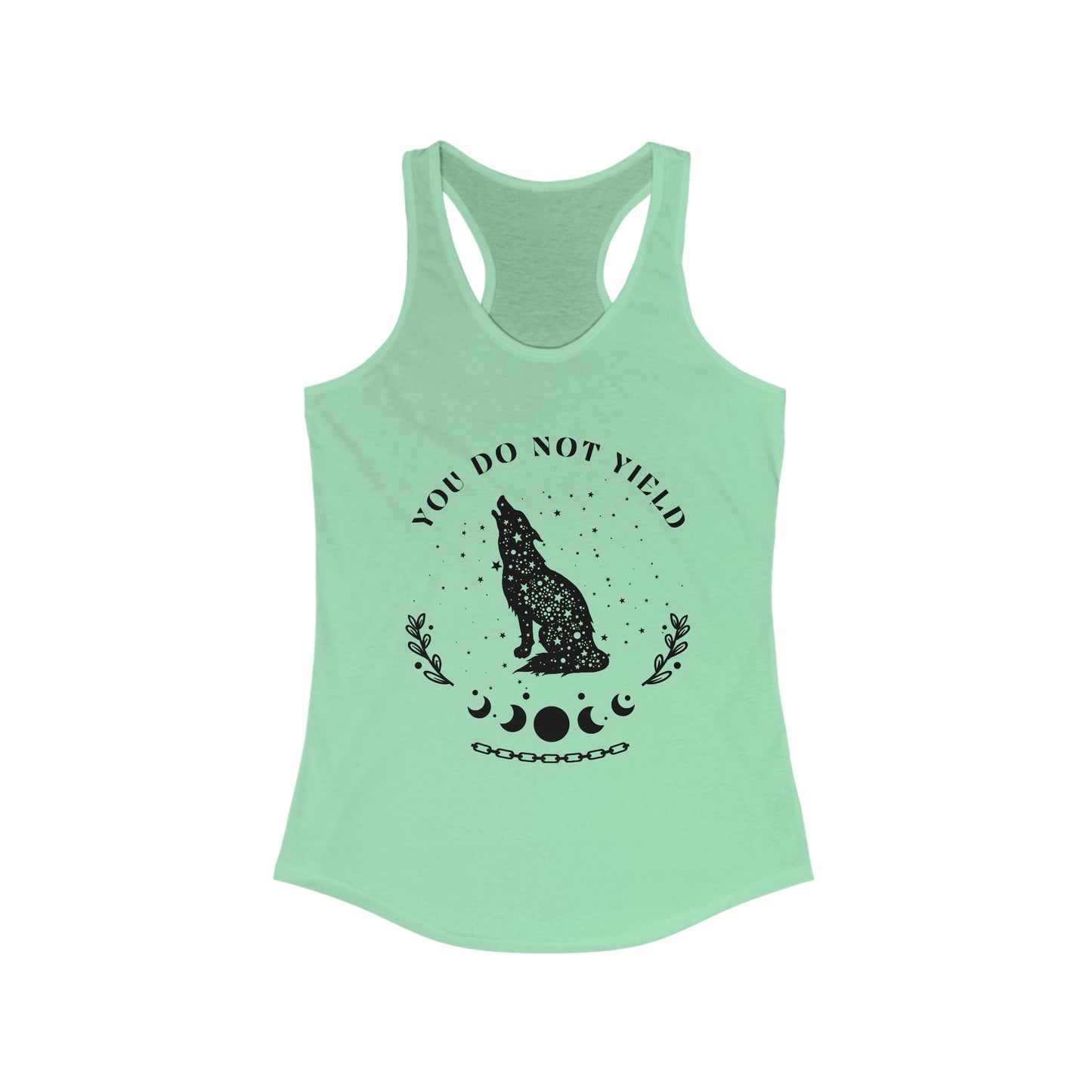 You do not yield Racerback Tank