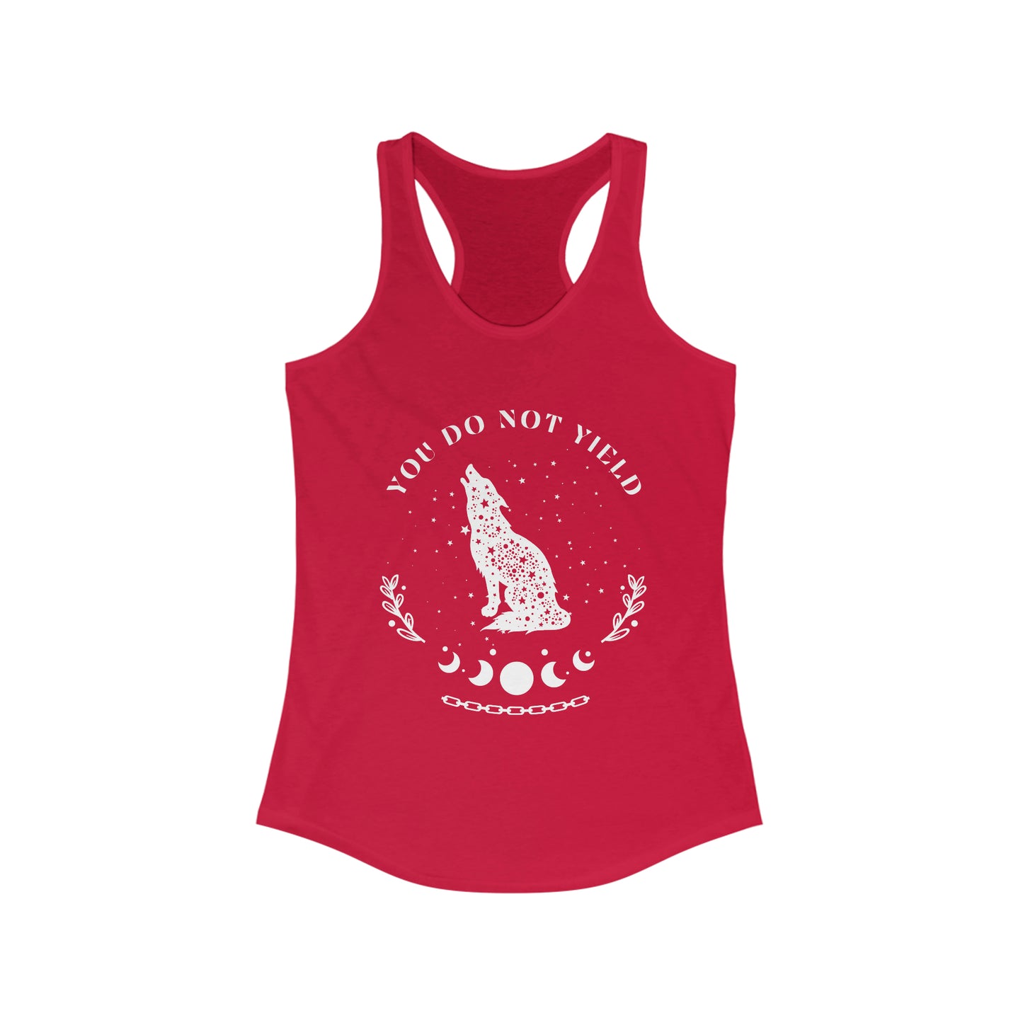 You do not yield Racerback Tank