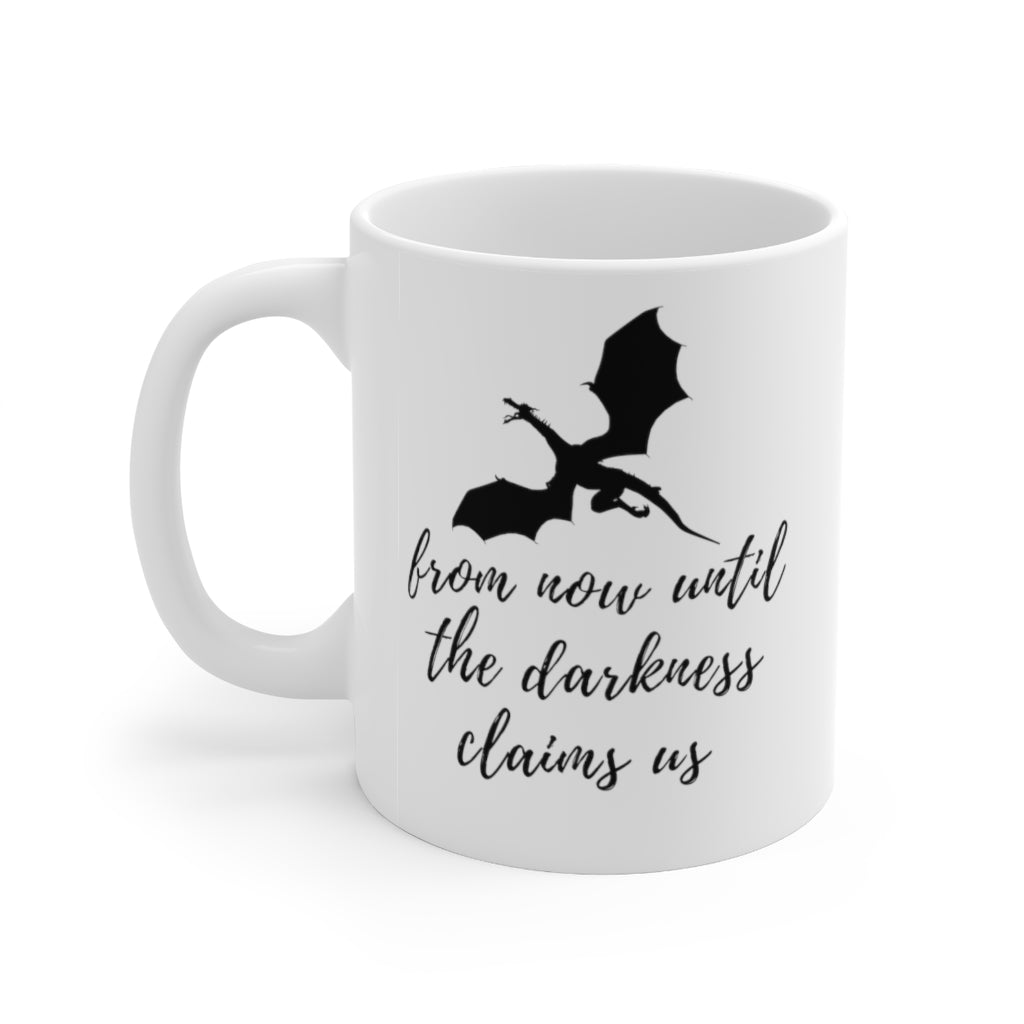 The Thirteen 'From Now Until Darkness Claims Us' Throne of Glass Mug 11oz