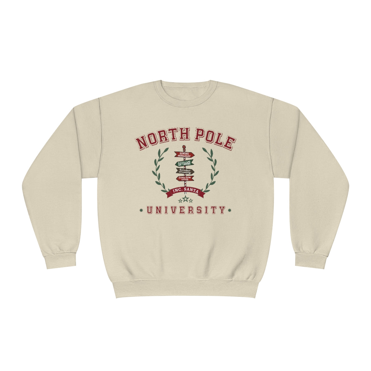 North Pole University Crewneck Sweatshirt