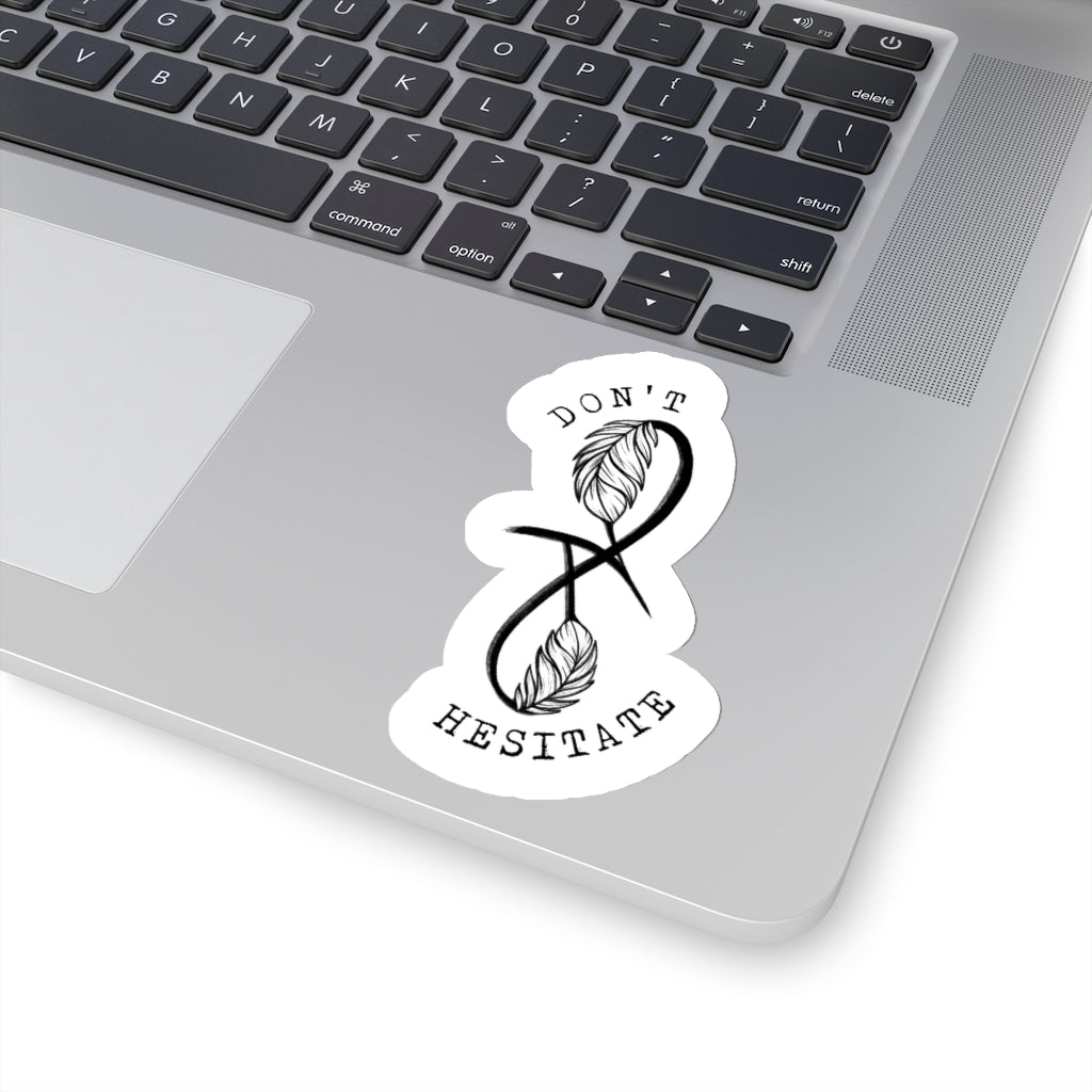 Don't Hesitate Bonding Scrypt Crown of Blood & Wings Stickers