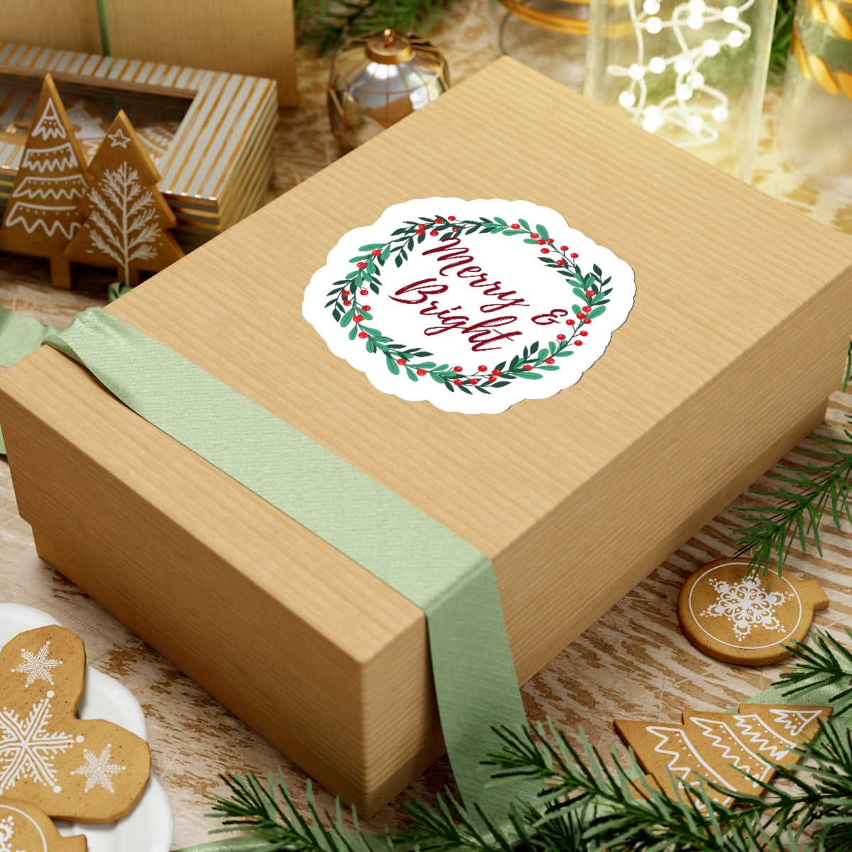 Merry & Bright Kiss-Cut Stickers