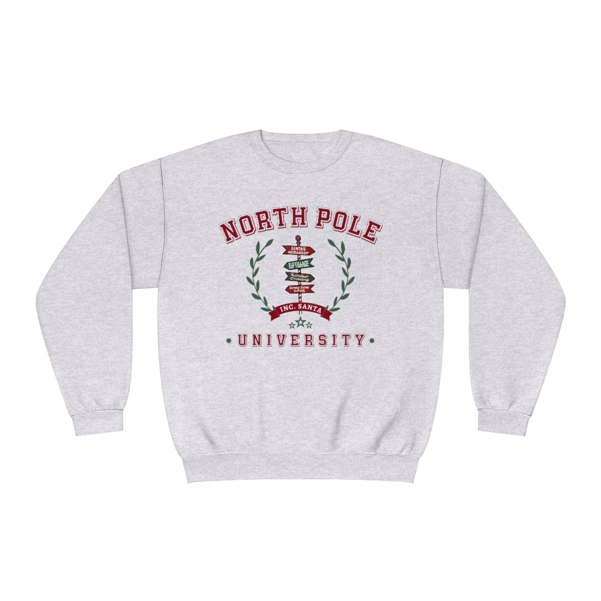 North Pole University Crewneck Sweatshirt