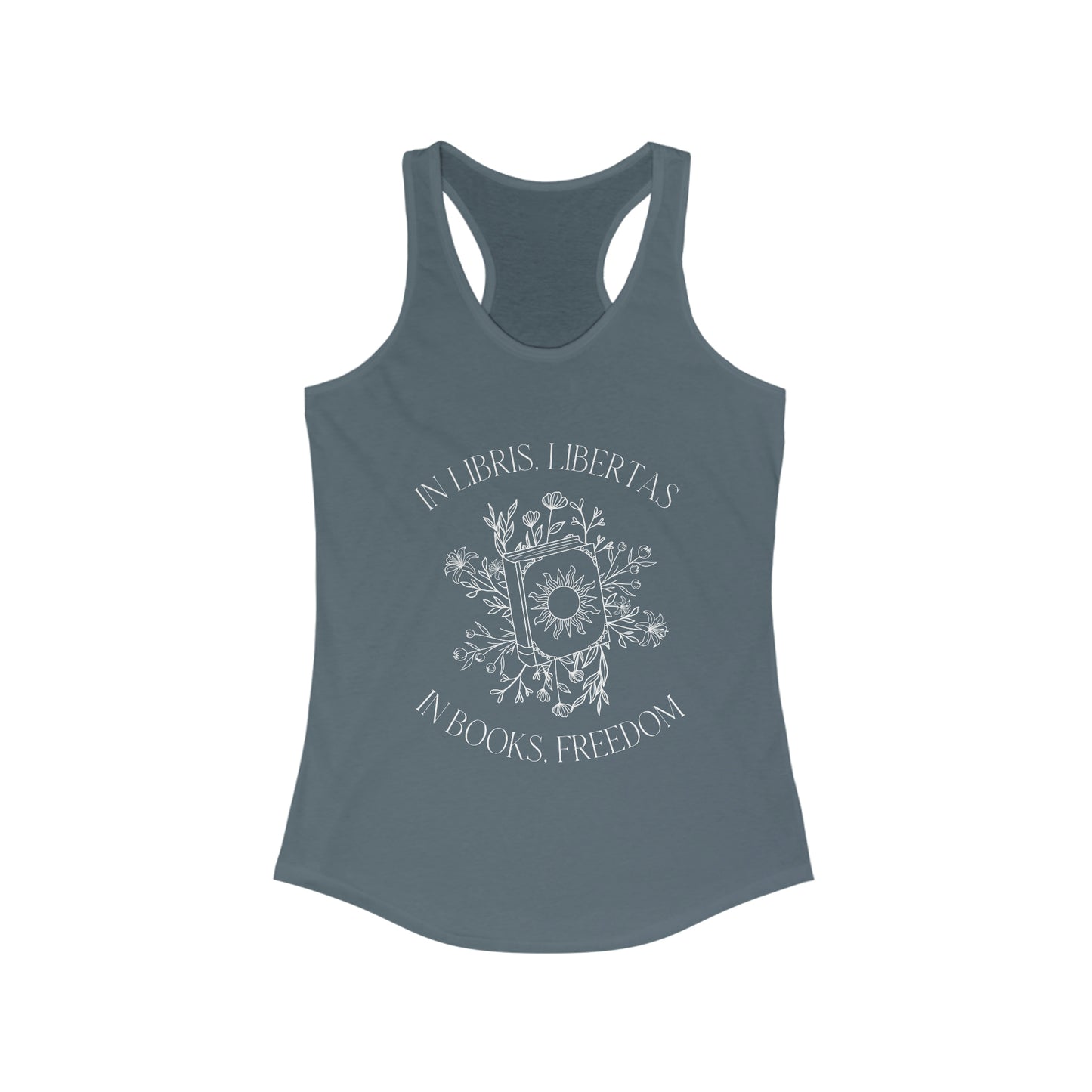 In Books, Freedom Racerback Tank