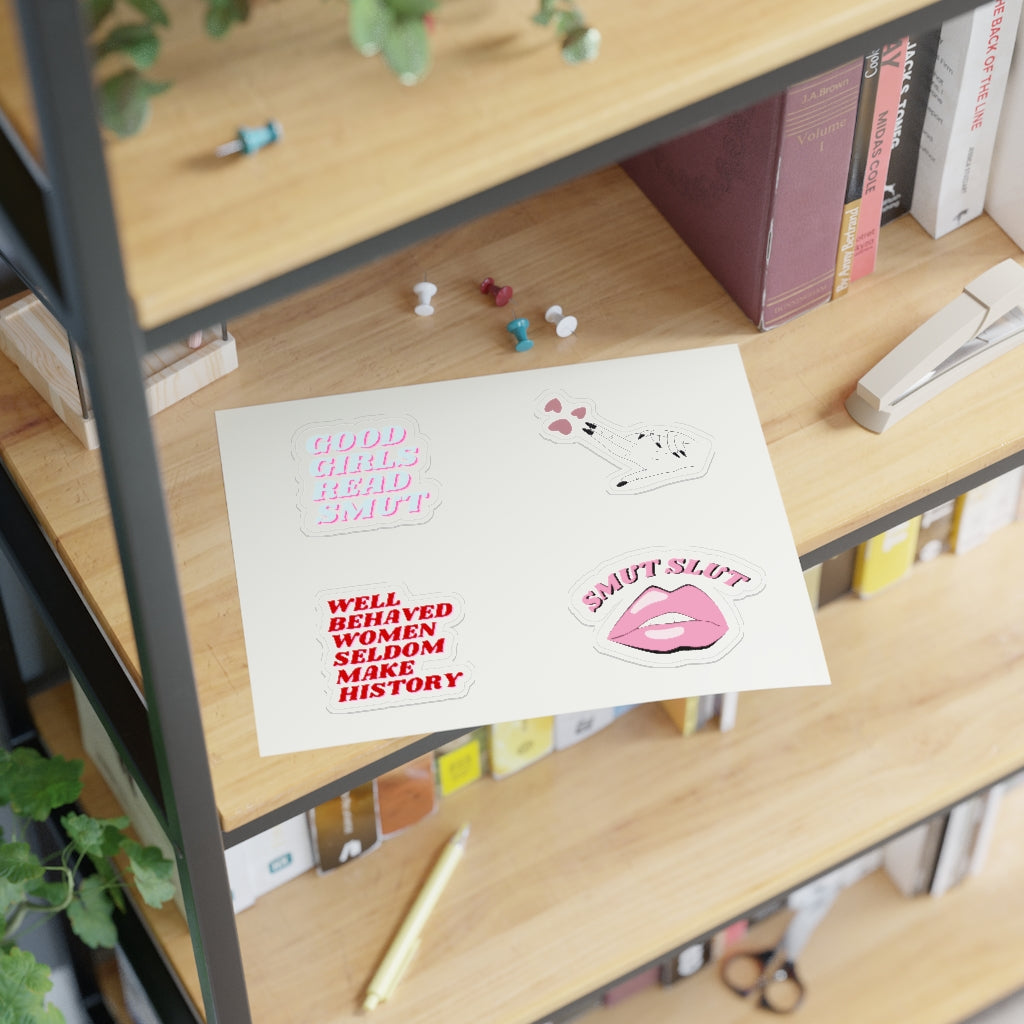 Smutty Books Sticker Sheets