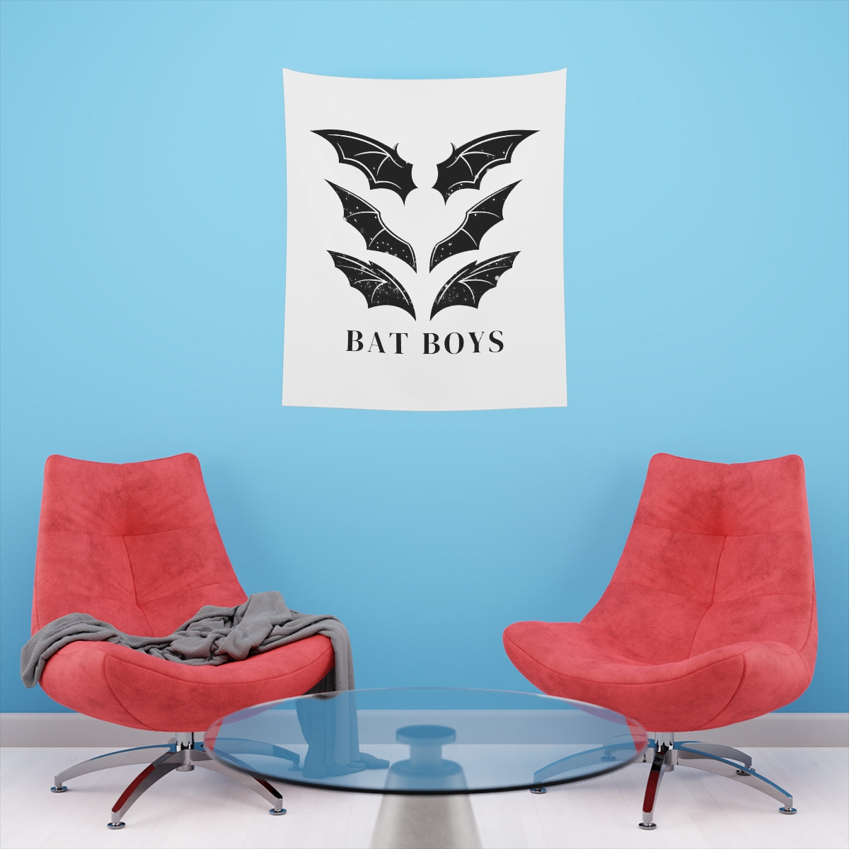 Bat Boys Wall Tapestry