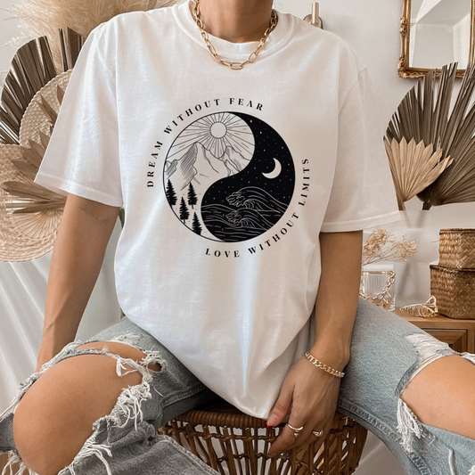 No Fear No Limits Sleeve Tee