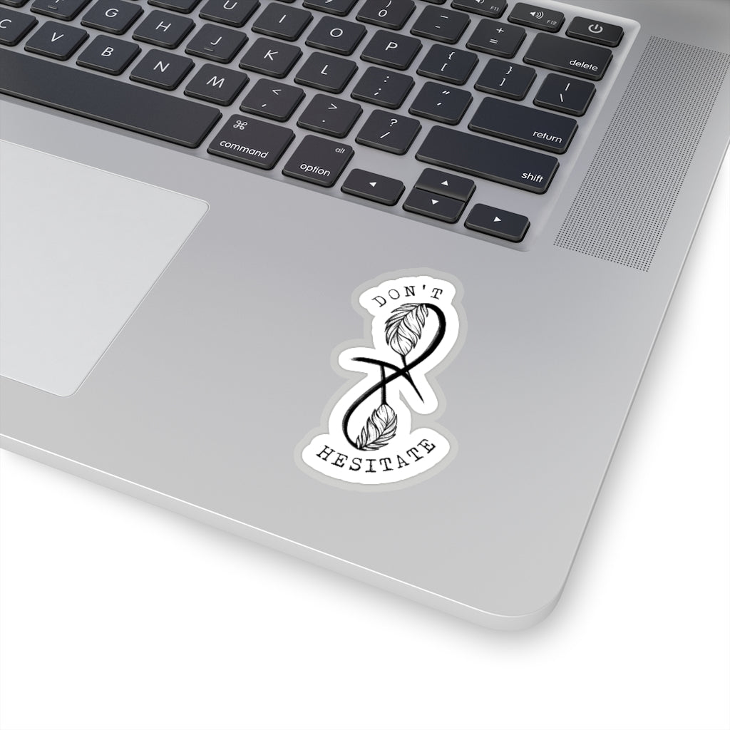 Don't Hesitate Bonding Scrypt Crown of Blood & Wings Stickers