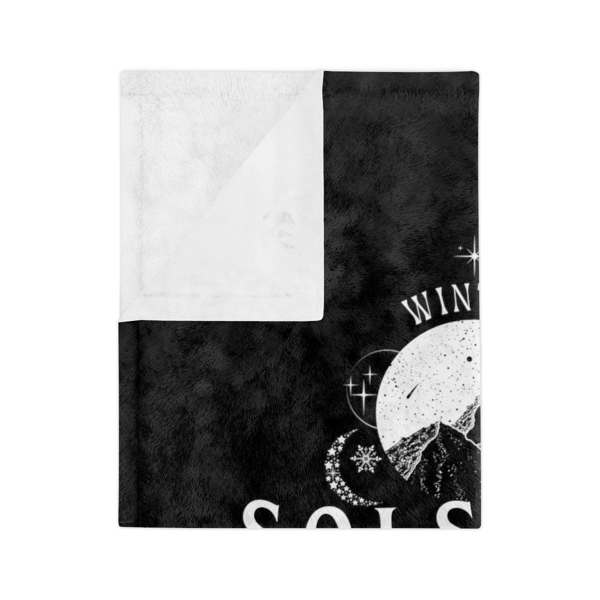 Velaris Winter Solstice Velveteen Minky Blanket