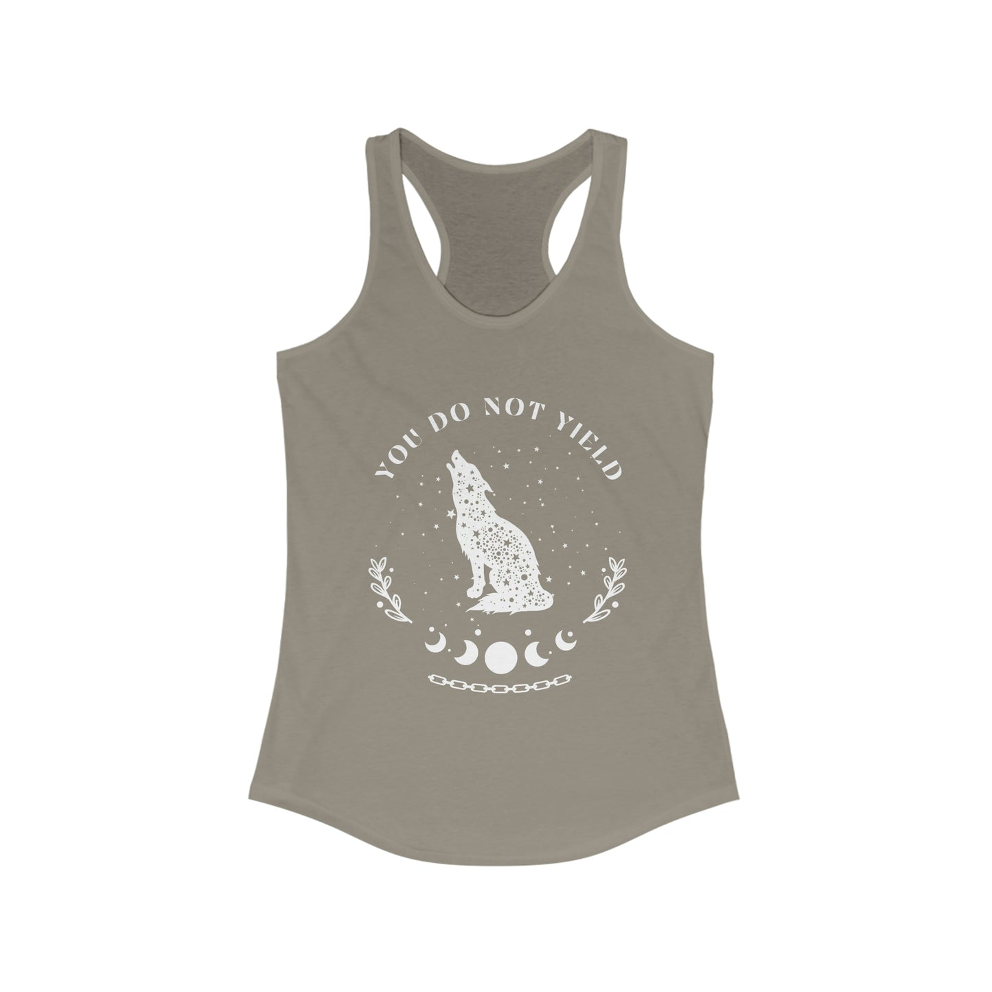 You do not yield Racerback Tank