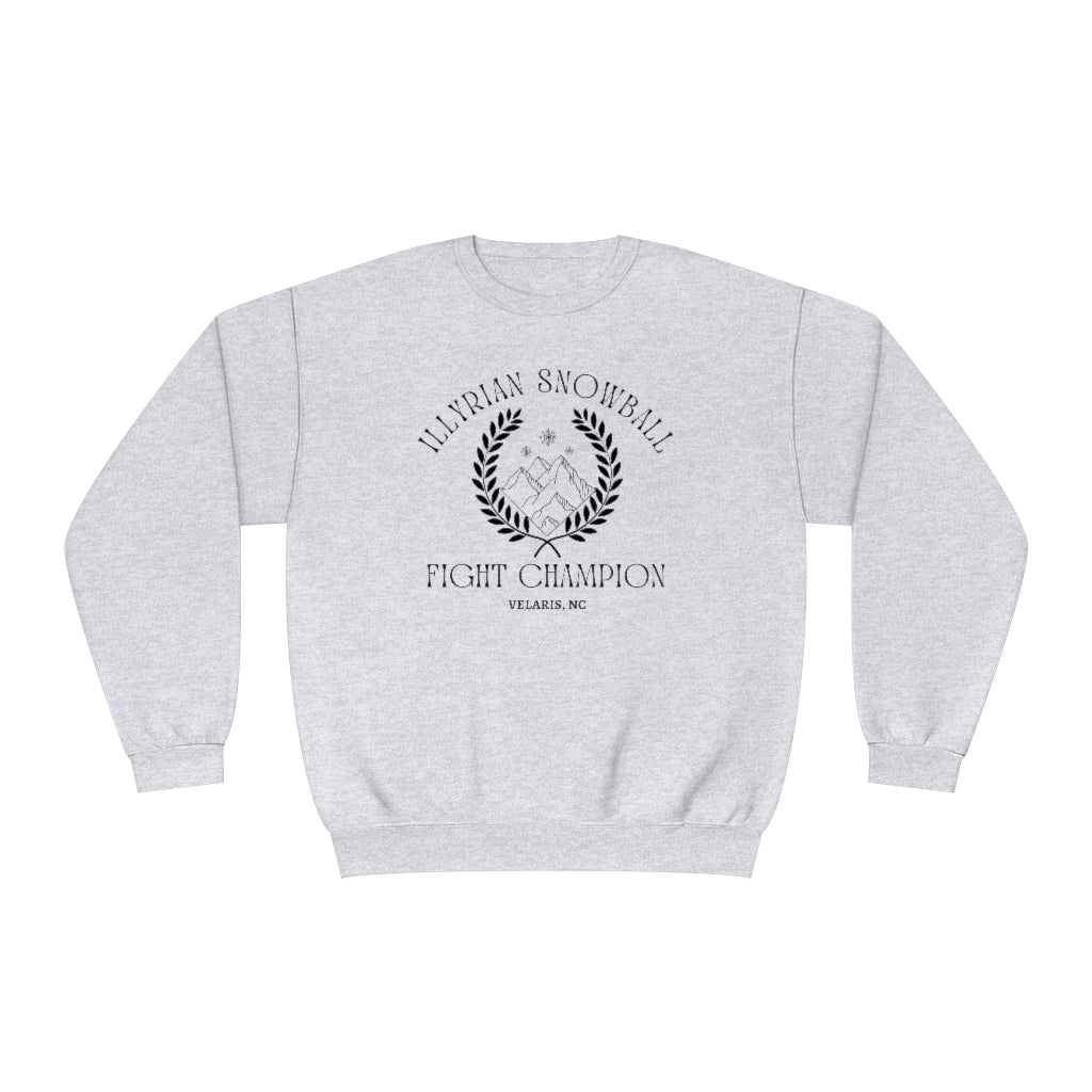 Illyrian Snowball Fight Champion Crewneck Sweatshirt