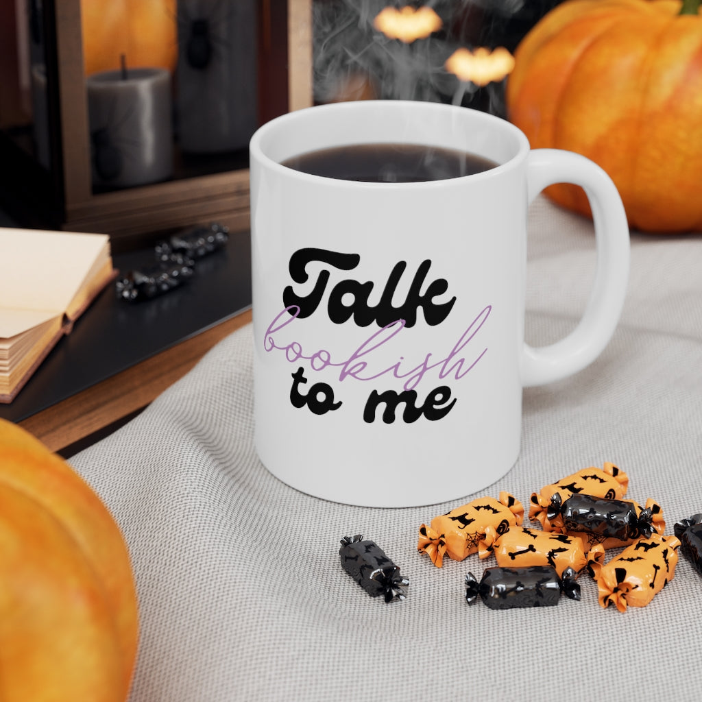 Talk Bookish Ceramic Mug 11oz