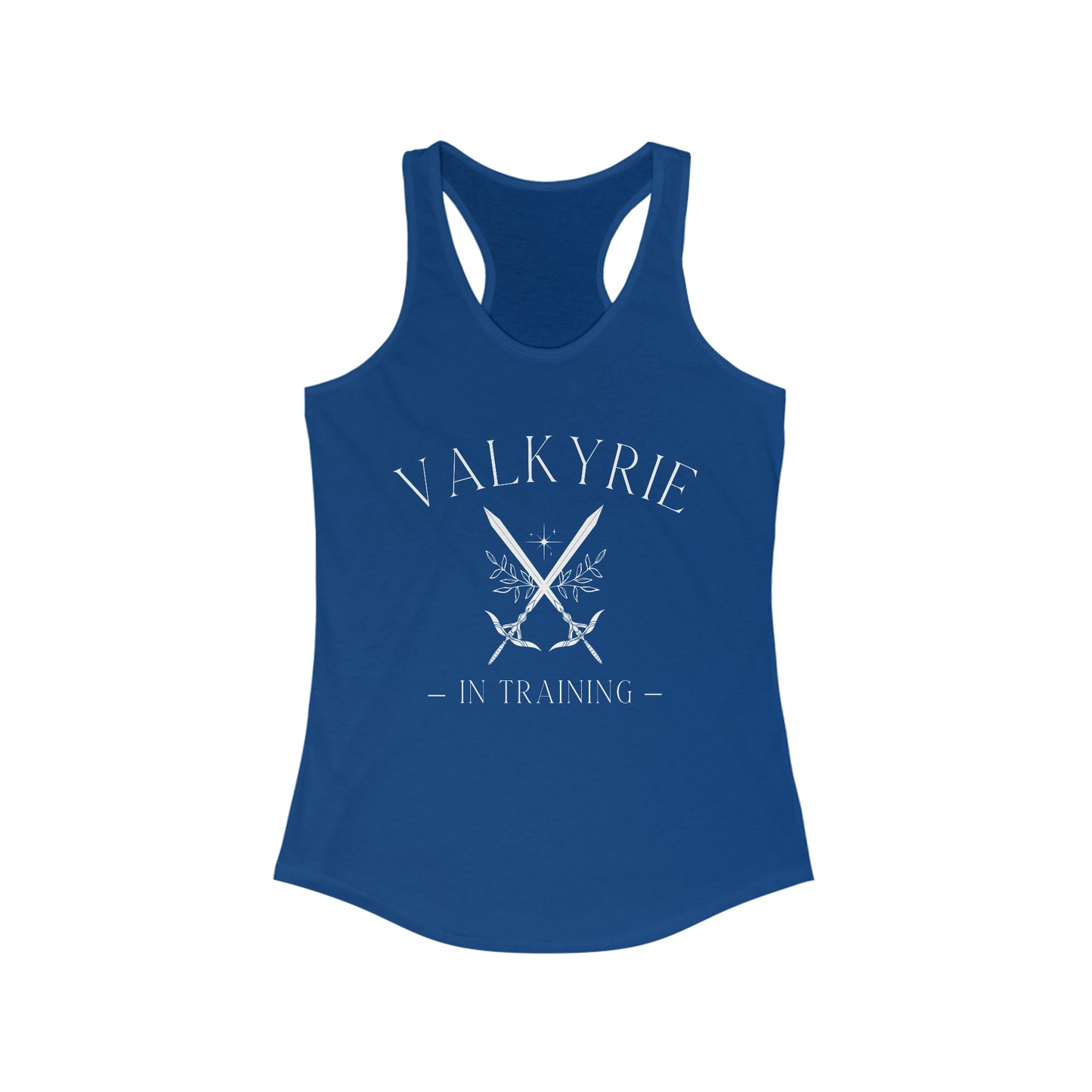 Valkyrie in Training Racerback Tank