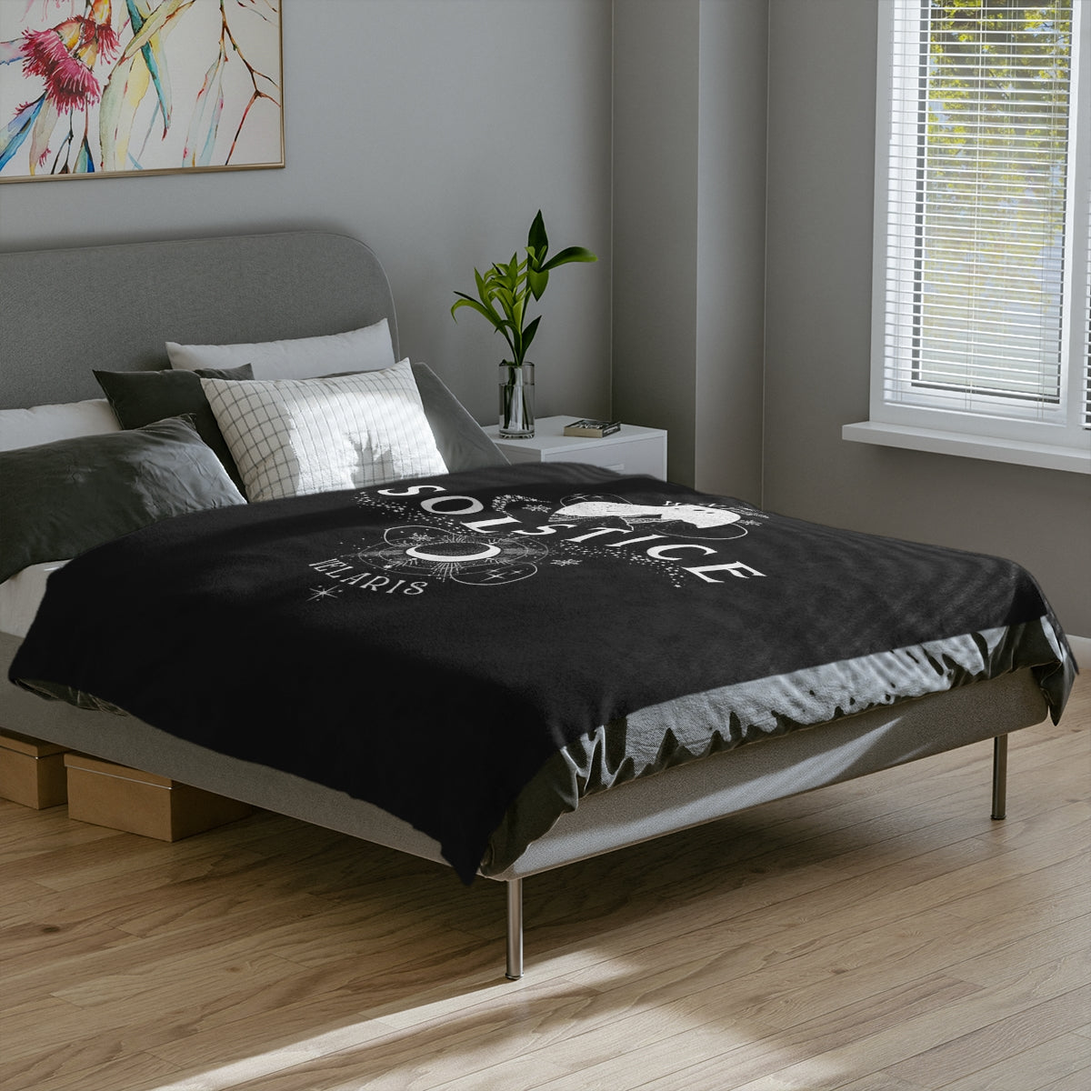 Velaris Winter Solstice Velveteen Minky Blanket