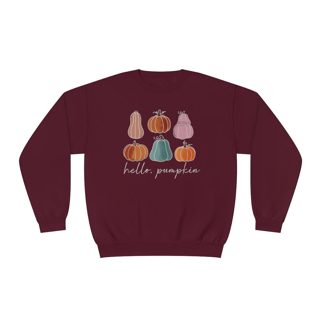Hello Pumpkin Crewneck Sweatshirt