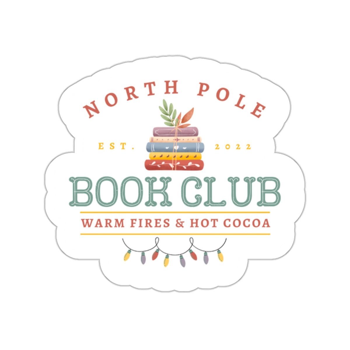 North Pole Book Club Sticker