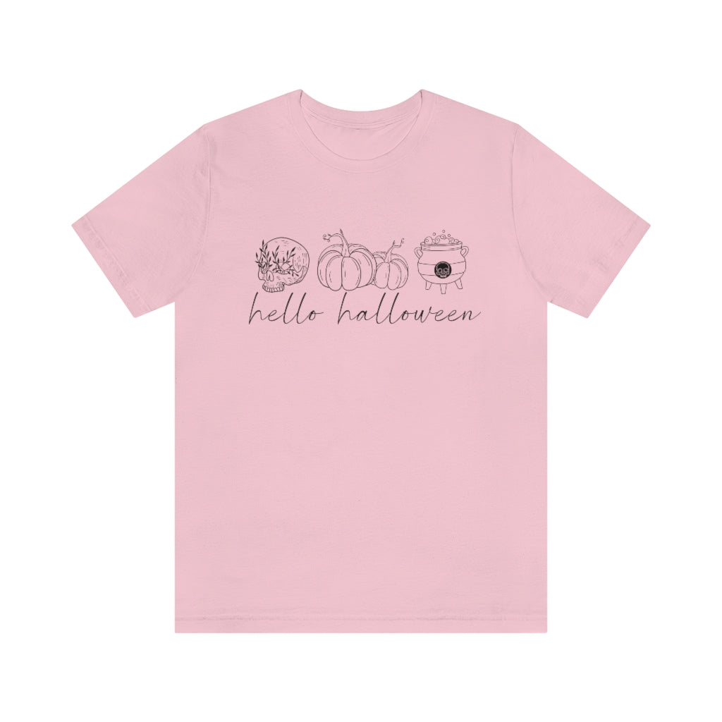 Hello Halloween Short Sleeve Tee