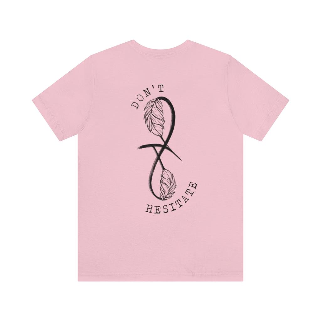 Don't Hesitate Scrypt *CROWN of BLOOD & WINGS* Short Sleeve Tee