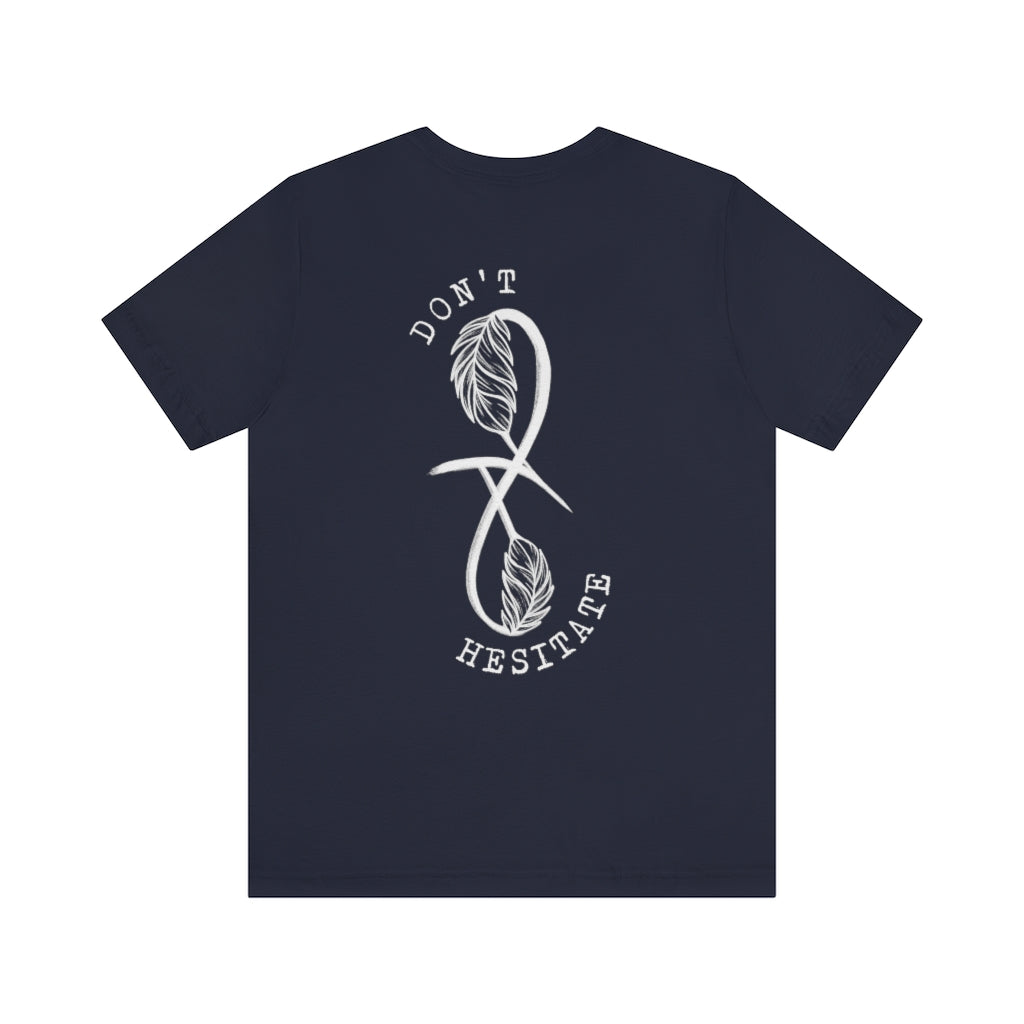 Don't Hesitate Scrypt *CROWN of BLOOD & WINGS* Short Sleeve Tee