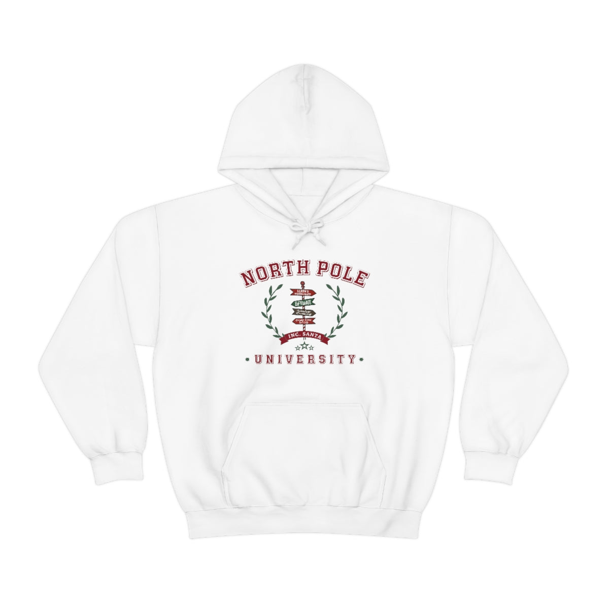 North Pole University Hooded Sweatshirt