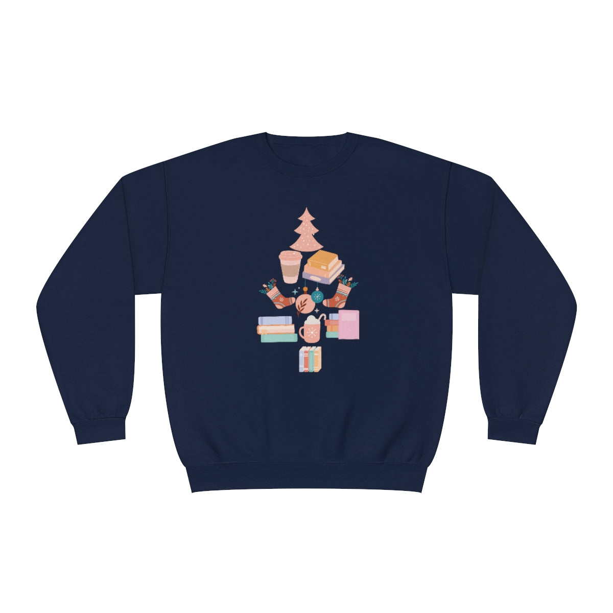 Bookish Christmas Tree Crewneck Sweatshirt