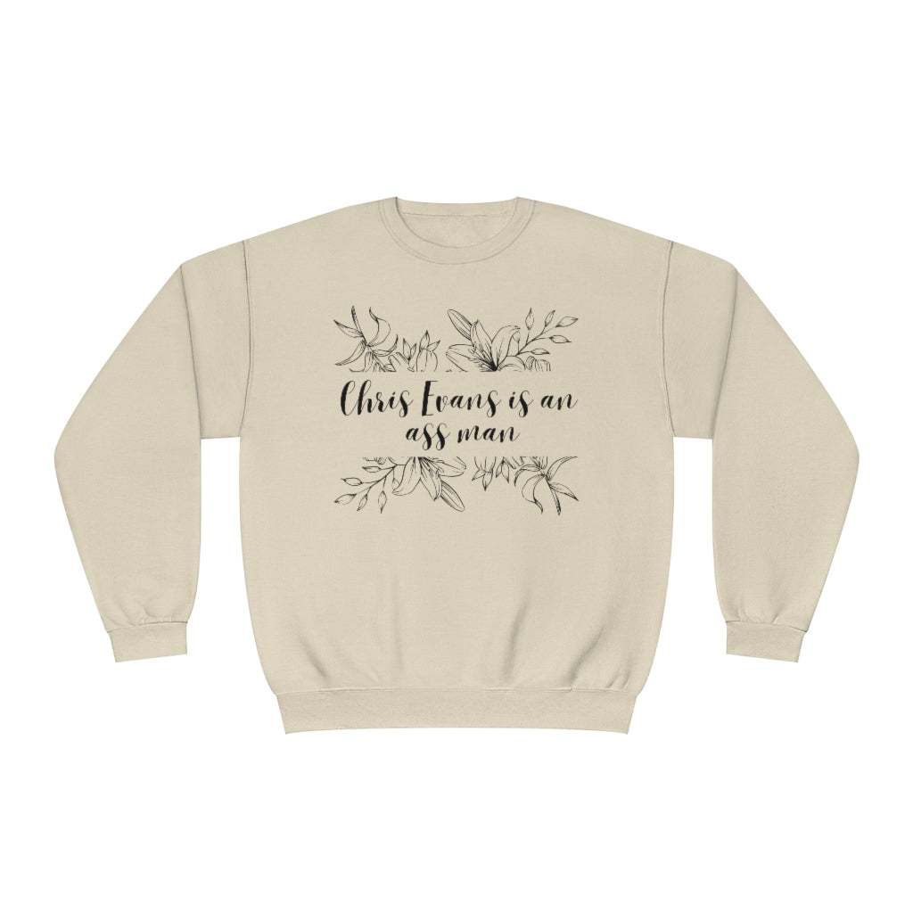 Chris Evans Ass Man Crewneck Sweatshirt