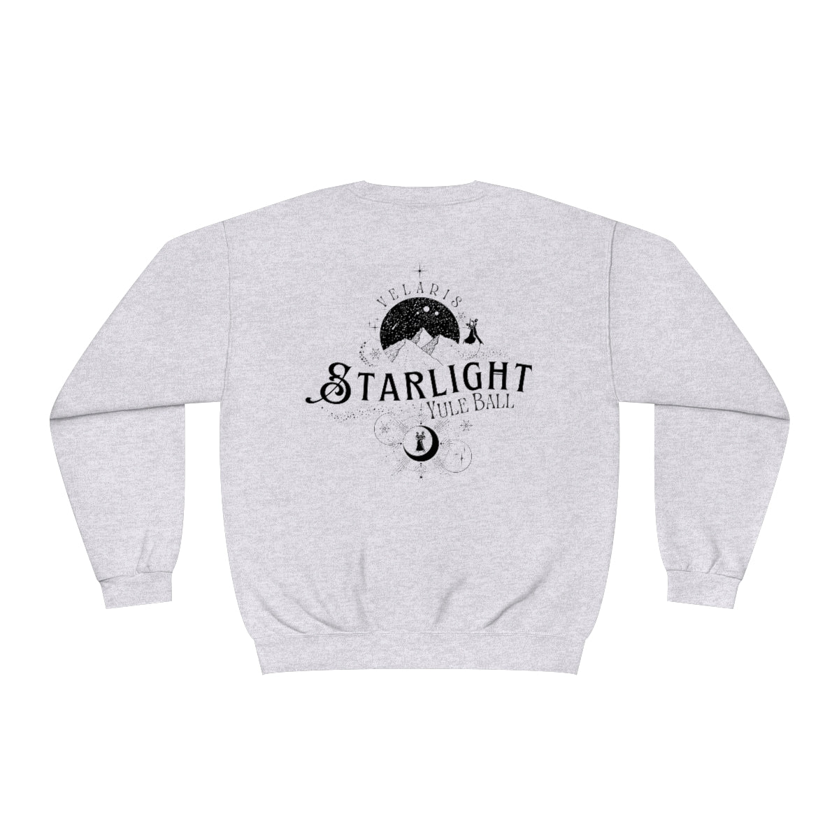 Starlight Yule Ball BACK DESIGN Crewneck Sweatshirt