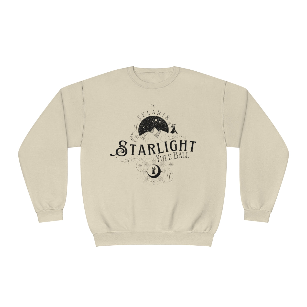Starlight Yule Ball FRONT DESIGN Crewneck Sweatshirt