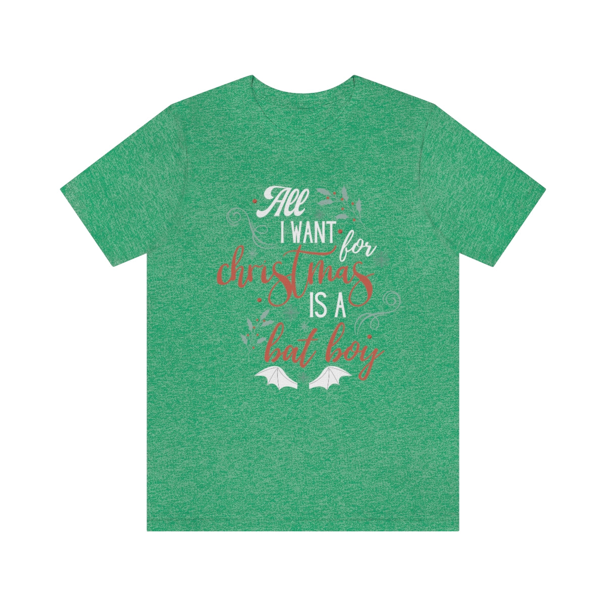 Christmas Bat Boys Short Sleeve Tee