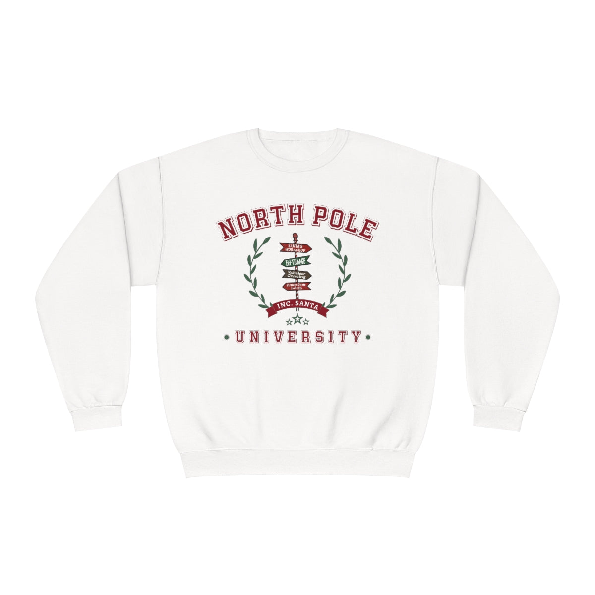 North Pole University Crewneck Sweatshirt