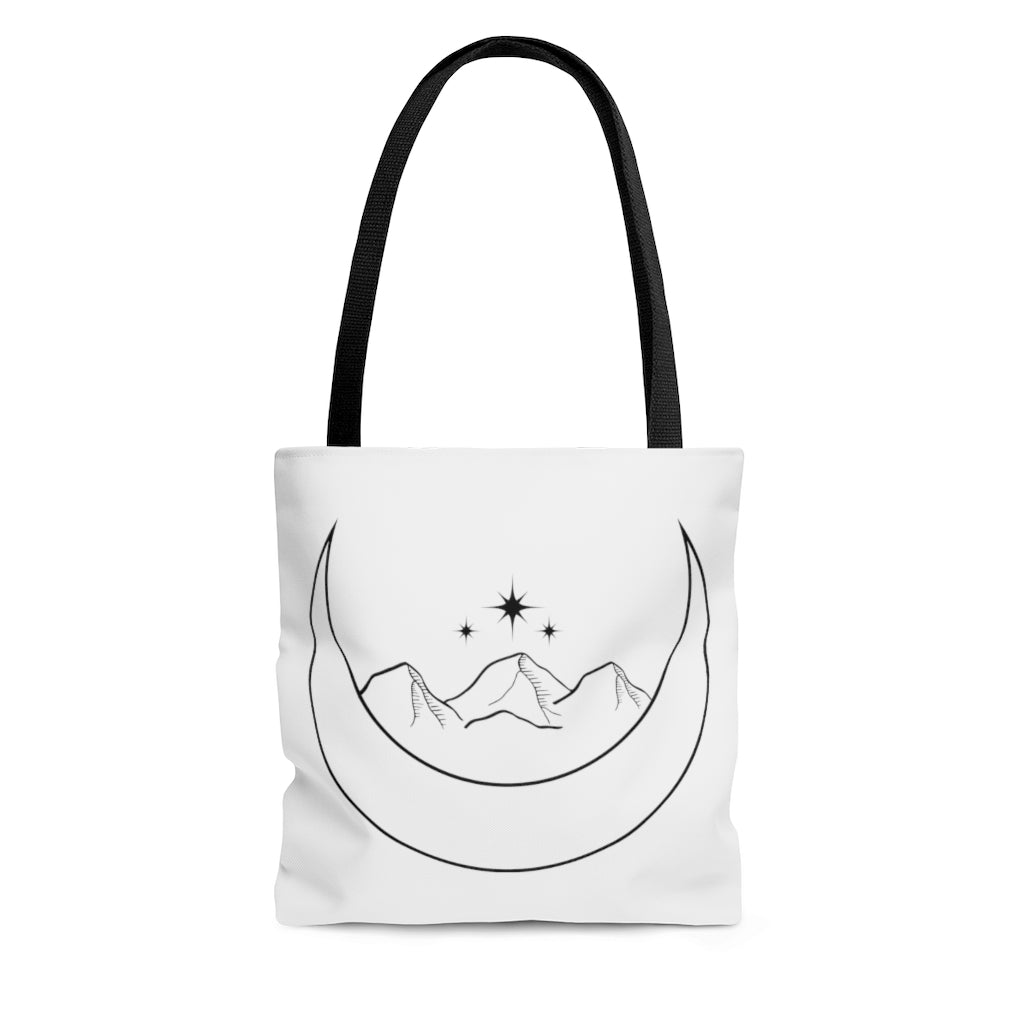 Moon & Mountains Tote Bag