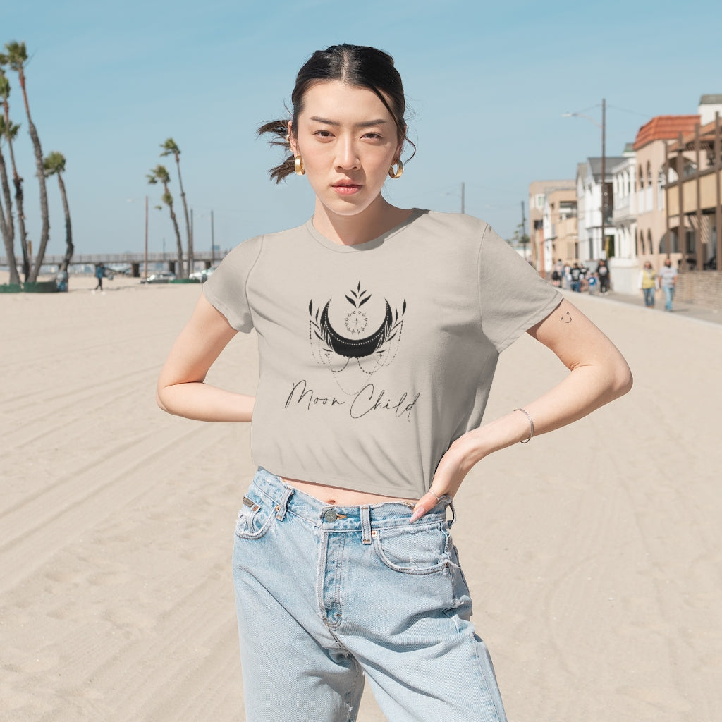 Moon Child Cropped Tee