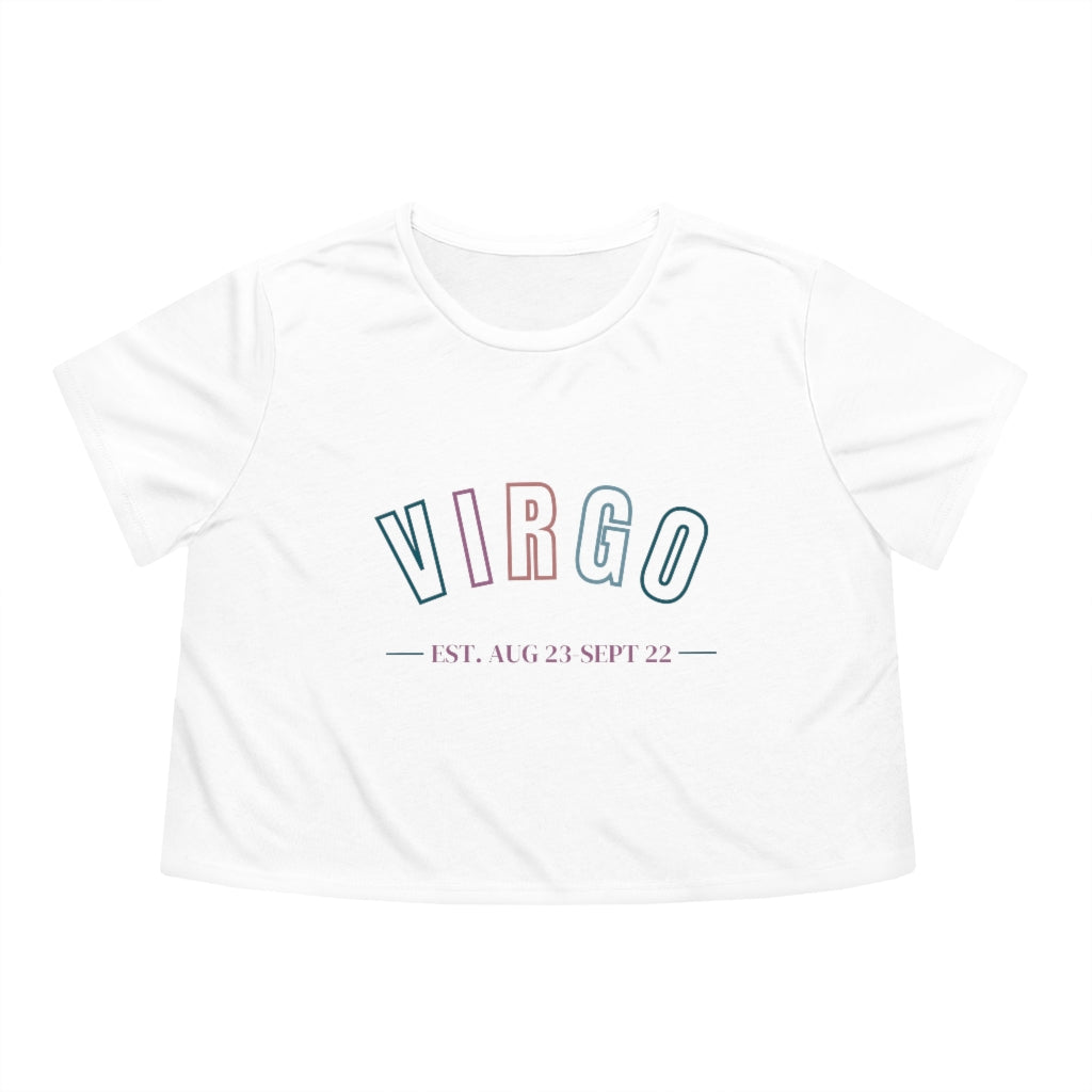 Virgo Flowy Cropped Tee