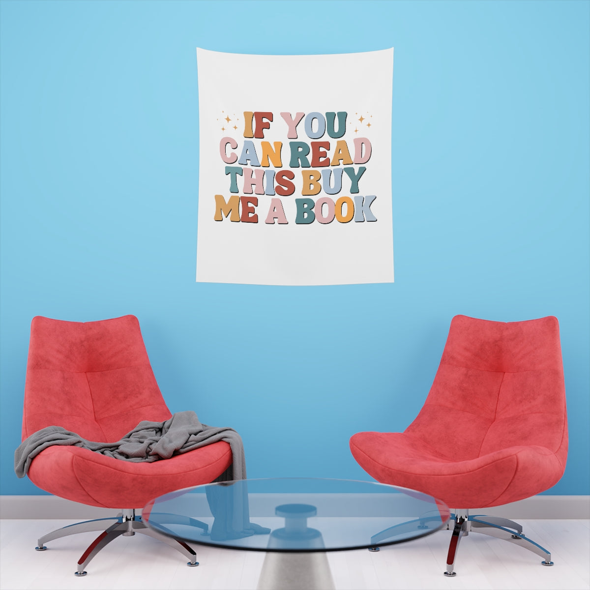 Buy Me a Book Wall Tapestry