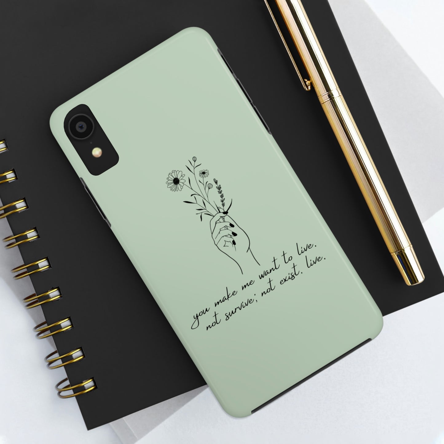 Make me want to live Phone Case