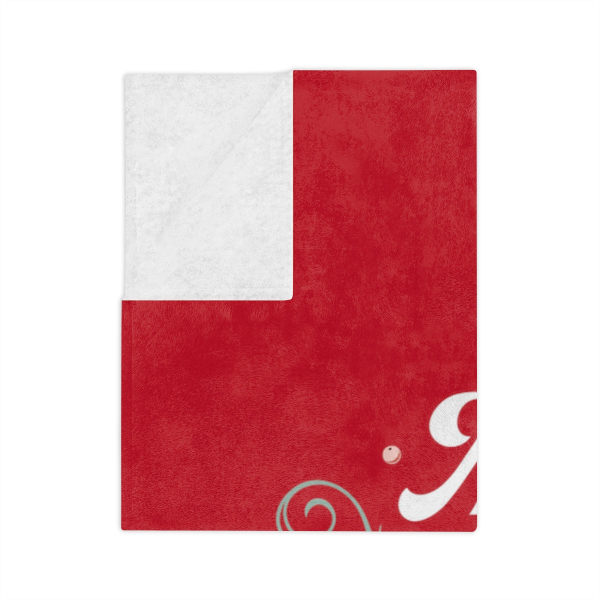 Christmas Bookish Velveteen Minky Blanket