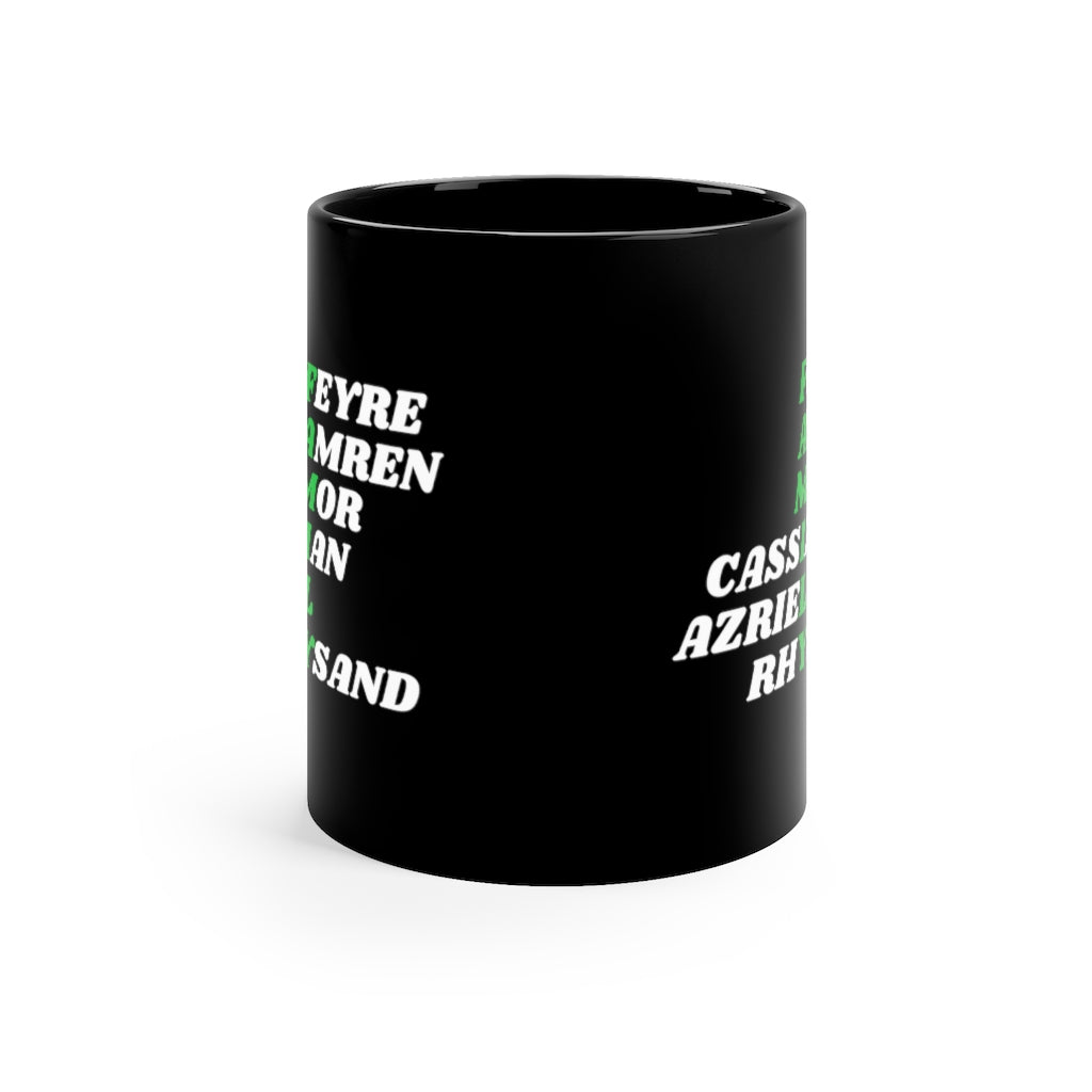 ACOTAR Family 11oz Black Mug