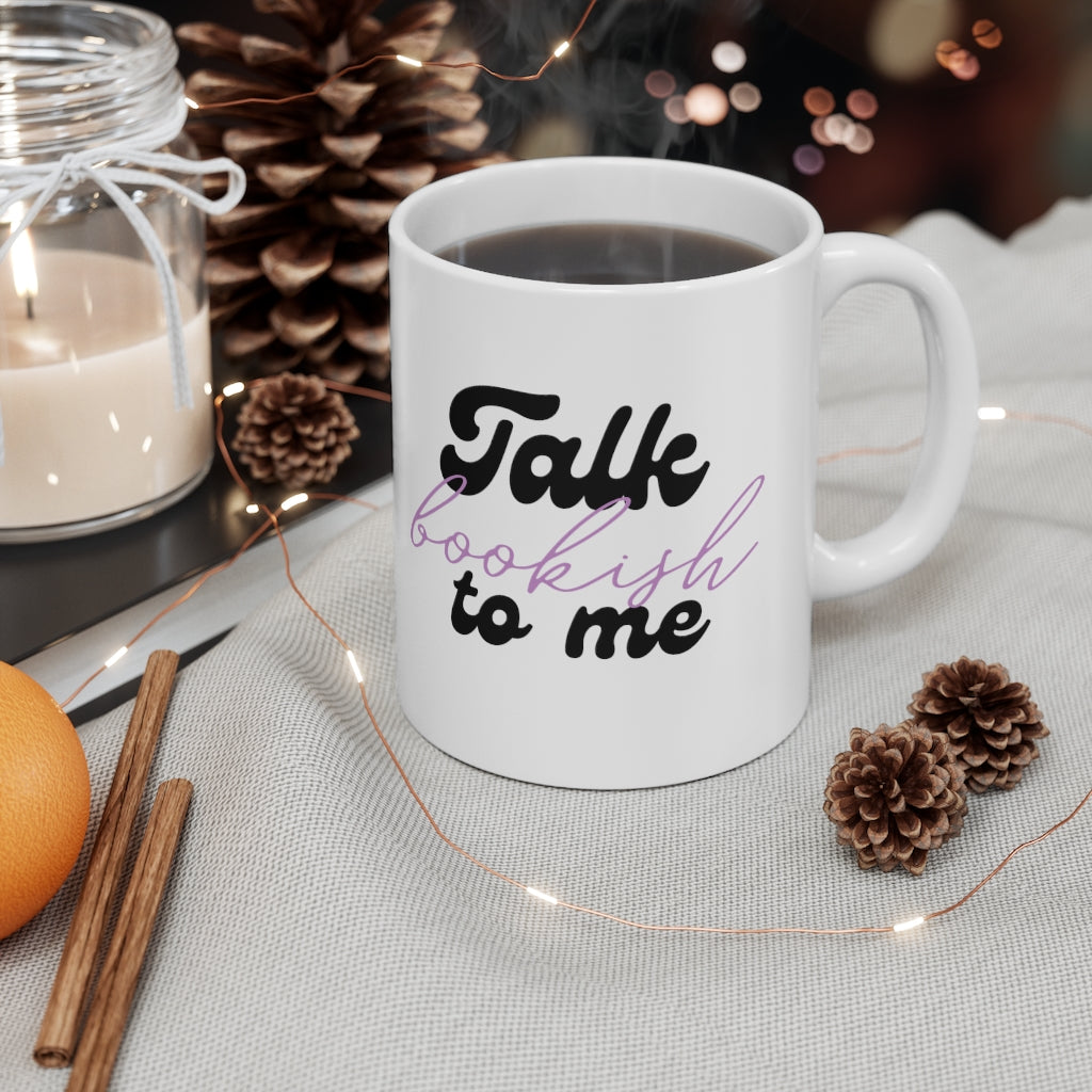 Talk Bookish Ceramic Mug 11oz