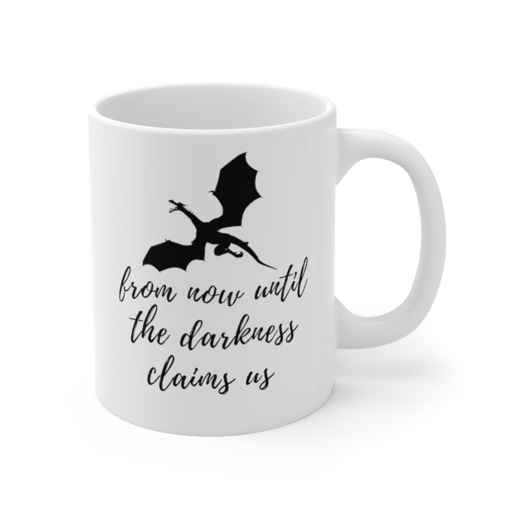 The Thirteen 'From Now Until Darkness Claims Us' Throne of Glass Mug 11oz