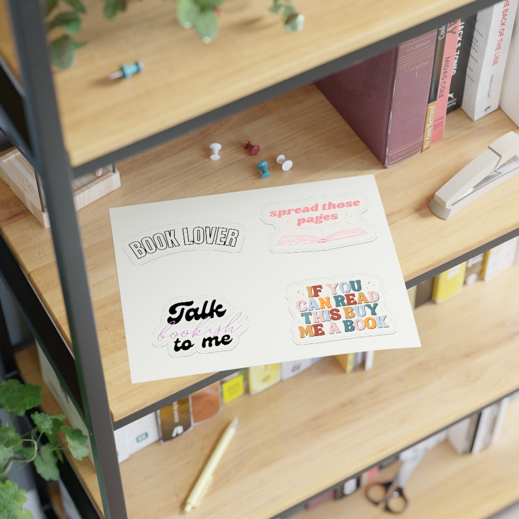 Book Collection Sticker Sheets